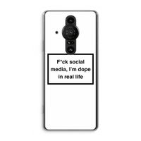 I'm dope: Sony Xperia Pro-I Transparant Hoesje