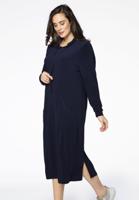 Yoek Jurk met capuchon | Blauw | Maat 46/48 Yoek Jurk met capuchon | Blauw | Maat 46/48