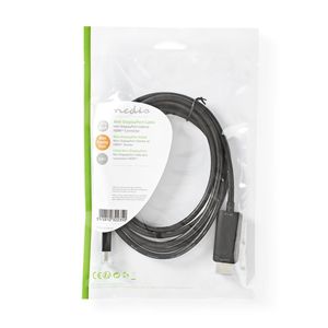 Mini-DisplayPort - HDMI-Kabel | Mini-DisplayPort Male - HDMI Male | 2,0 m | Zwart