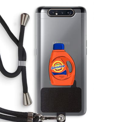 Ultra Sensitive: Samsung Galaxy A80 Transparant Hoesje met koord