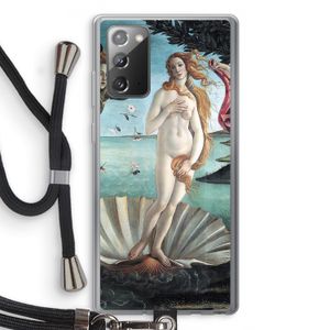 Birth Of Venus: Samsung Galaxy Note 20 / Note 20 5G Transparant Hoesje met koord