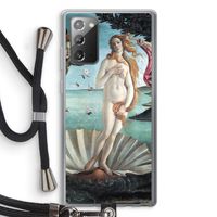 Birth Of Venus: Samsung Galaxy Note 20 / Note 20 5G Transparant Hoesje met koord