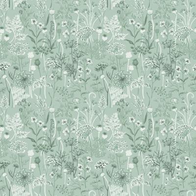 Dutch Wallcoverings Havsblick - Dara Light Green - Groen