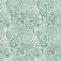 Dutch Wallcoverings Havsblick - Dara Light Green - Groen