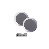 Aquasound WiFi Audio wifi-audiosysteem - (airplay - dlna) - 30 watt - incl twist speakers mat chroom (135 mm) - . 230v/12v - lan / wlan wma30-tc