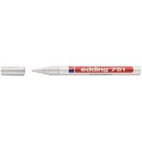 Paintmarker edding 751 oliebasis 1-2mm wit
