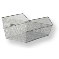 Basil cento - fietsmand - achterop - zilver