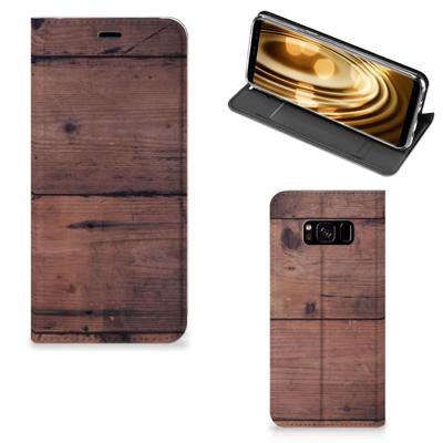 Samsung Galaxy S8 Book | Wallet Case | Old Wood