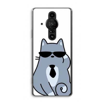 Cool cat: Sony Xperia Pro-I Transparant Hoesje