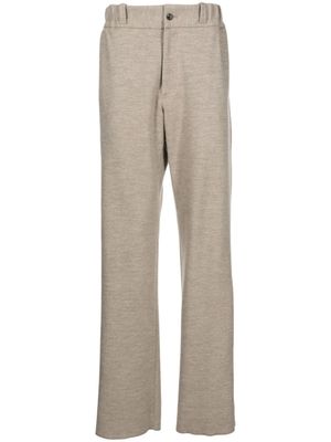 Lanvin pantalon droit à taille haute - Marron