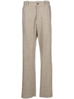 Lanvin pantalon droit à taille haute - Marron