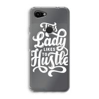Hustle Lady: Google Pixel 3a Transparant Hoesje