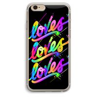 Loves: iPhone 6 Plus / 6S Plus Transparant Hoesje