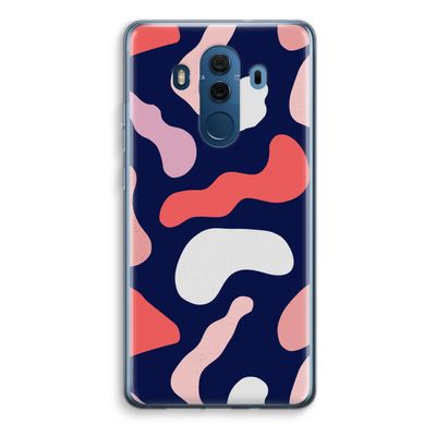 Memphis Shapes Pink: Huawei Mate 10 Pro Transparant Hoesje