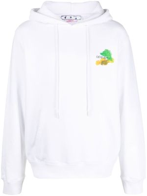 Off-White hoodie à imprimé Arrows - Blanc