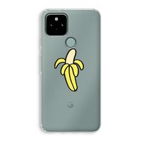 Banana: Google Pixel 5 Transparant Hoesje