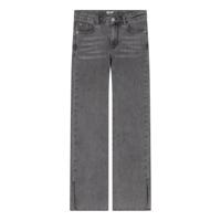 Indian Blue Jeans Meisjes jeans broek wide fit split - Licht grijs denim