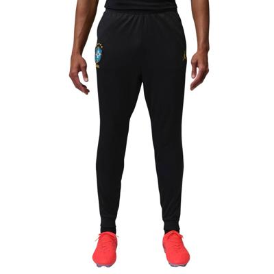 Nike Brazilië x Jordan Academy Pro Trainingsbroek 2026-2028 Zwart Geel Mintgroen