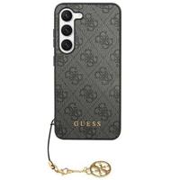 Samsung Galaxy S24 Guess 4G Charms Collection Hybride Hoesje - Grijs - thumbnail