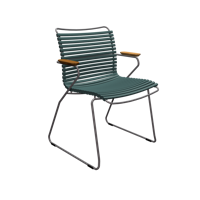 Houe Click Dining tuinstoel met arm Pine Green