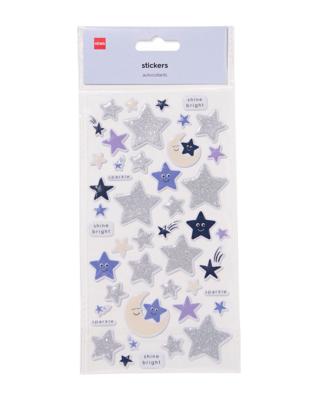 051 Stickervellen 23x11cm Sterren - 3 Stuks (multi)