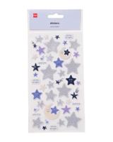 051 Stickervellen 23x11cm Sterren - 3 Stuks (multi)