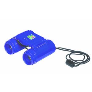 Happy People verrekijker - blauw - kunststof - 9,5 cm - kinderspeelgoed - Verrekijkers voor kinderen