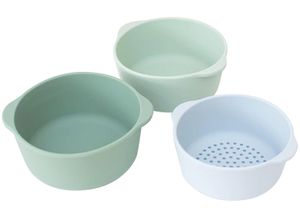 Inspire My Play - bakjes + Zeef (3-delig) - Blauw/Groen
