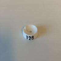 MB wit/zwart 128 voor op kledinghanger