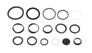 Kirchhoff Assortiment afvoerafdichtingen, voor wastafel en spoelbak 1 1/4" x 32 mm /1 1/2" x 40 mm (16x) - 98696100