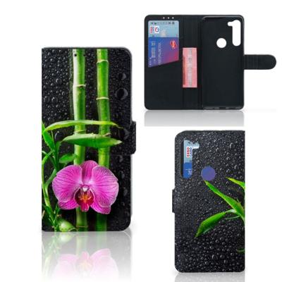 Motorola G8 Power Hoesje Orchidee