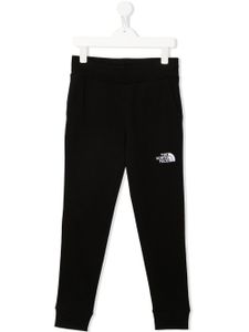 The North Face Kids pantalon de jogging à logo brodé - Noir