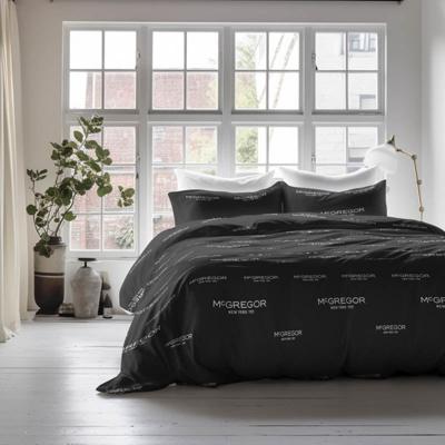 Dekbedovertrek McGregor Antraciet LitsJumeaux (240x220 Cm) Antraciet Microvezel Tekst McGregor - Overtrek - 240x220 Cm (Lits-Jumeaux) - McGregor - Dekbed-Discounter.nl