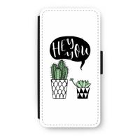 Hey you cactus: iPhone 7 Plus Flip Hoesje