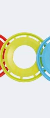 Van Der Doelen Frisbee in de gele kleur verkrijgbaar