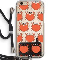 Krab: iPhone 6 / 6S Transparant Hoesje met koord