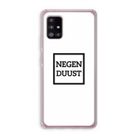 Negenduust vierkant: Samsung Galaxy A51 5G Transparant Hoesje