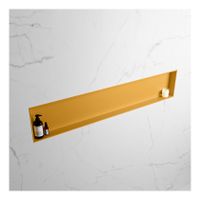 Wandnis Solid Surface Easy | In- en opbouw | 150x30x8 cm | 1 vak | Ocher Wandnis Solid Surface Easy | In- en opbouw | 150x30x8 cm | 1 vak | Ocher