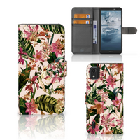 Nokia C2 2nd Edition Hoesje Flowers - thumbnail