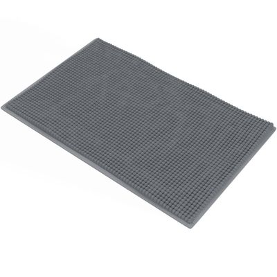 Loti Living Badmat Antislip – Douchemat – Badmat Badkamer – Vloermat - Chenille badmat - Antraciet - 50x80 cm