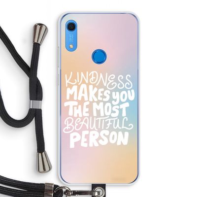 The prettiest: Huawei Y6s Transparant Hoesje met koord