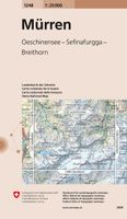 Wandelkaart - Topografische kaart 1248 Mürren | Swisstopo - thumbnail