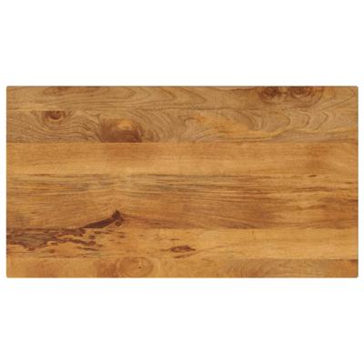 Tafelblad rechthoekig 110x50x2,5 cm massief mangohout