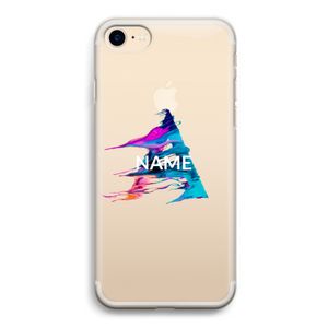 Abstract Spectrum: iPhone 7 Transparant Hoesje