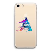 Abstract Spectrum: iPhone 7 Transparant Hoesje