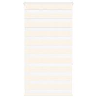 VidaXL Zebra rolgordijn 85x150 cm stofbreedte 80,9 cm marmerbeige