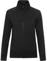 Fruit Of The Loom F442N Ladies´ Premium Sweat Jacket - Black - XS - thumbnail