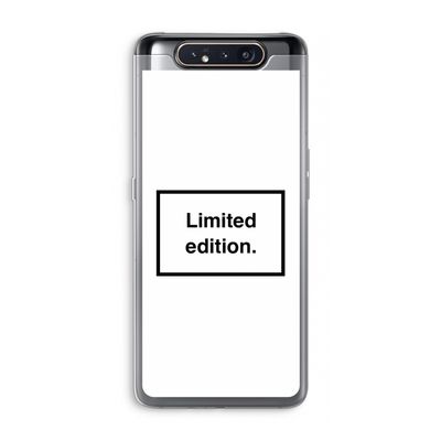 Limited edition: Samsung Galaxy A80 Transparant Hoesje