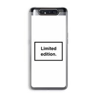 Limited edition: Samsung Galaxy A80 Transparant Hoesje