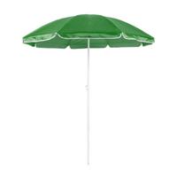 Verstelbare strand/tuin parasol - groen - dia 150 cm - Zonbescherming - Voordelige parasols